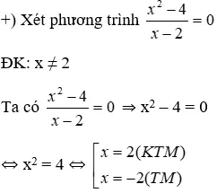 Trắc nghiệm Phương trình chứa ẩn ở mẫu có đáp án Trac Nghiem Phuong Trinh Chua An O Mau A14