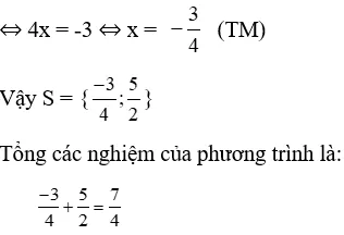 Trắc nghiệm Phương trình chứa dấu giá trị tuyệt đối có đáp án Trac Nghiem Phuong Trinh Chua Dau Gia Tri Tuyet Doi A25
