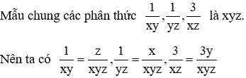 Trắc nghiệm Quy đồng mẫu thức nhiều phân thức có đáp án Trac Nghiem Quy Dong Mau Thuc Nhieu Phan Thuc A42