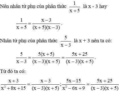 Trắc nghiệm Quy đồng mẫu thức nhiều phân thức có đáp án Trac Nghiem Quy Dong Mau Thuc Nhieu Phan Thuc A57