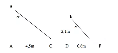 Ứng dụng thực tế của tam giác đồng dạng – đo gián tiếp chiều cao Ung Dung Thuc Te Cua Tam Giac Dong Dang Do Gian Tiep Chieu Cao 21166
