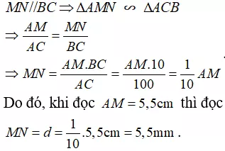 Ứng dụng thực tế của tam giác đồng dạng – đo gián tiếp khoảng cách Ung Dung Thuc Te Cua Tam Giac Dong Dang Do Gian Tiep Khoang Cach 21490