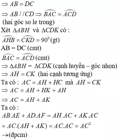 Vận dụng các trường hợp đồng dạng trong tam giác vuông chứng minh hệ thức Van Dung Cac Truong Hop Dong Dang Trong Tam Giac Vuong Chung Minh He Thuc 21470