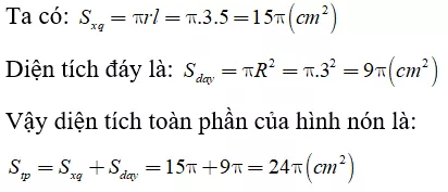 Toán lớp 9 | Lý thuyết - Bài tập Toán 9 có đáp án Bai 2 Hinh Non Hinh Non Cut Dien Tich Xung Quanh Va The Tich Cua Hinh Non Hinh Non Cut 1