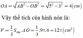 Toán lớp 9 | Lý thuyết - Bài tập Toán 9 có đáp án Bai 2 Hinh Non Hinh Non Cut Dien Tich Xung Quanh Va The Tich Cua Hinh Non Hinh Non Cut 3