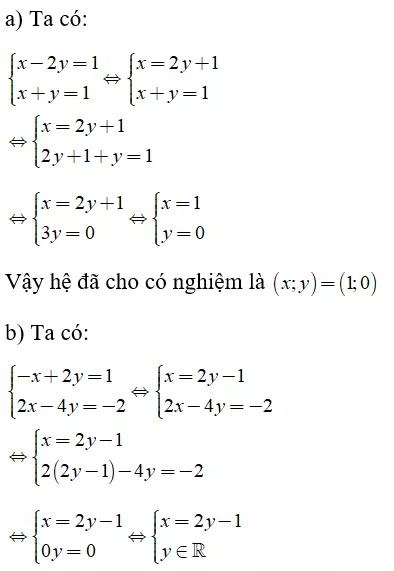 Toán lớp 9 | Lý thuyết - Bài tập Toán 9 có đáp án Bai 3 Giai He Phuong Trinh Bang Phuong Phap The 2