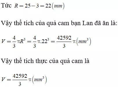 Toán lớp 9 | Lý thuyết - Bài tập Toán 9 có đáp án Bai 3 Hinh Cau Dien Tich Mat Cau Va The Tich Hinh Cau