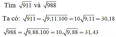 Toán lớp 9 | Lý thuyết - Bài tập Toán 9 có đáp án Bai 5 Bang Can Bac Hai 8