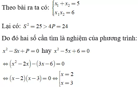 Toán lớp 9 | Lý thuyết - Bài tập Toán 9 có đáp án Bai 6 He Thuc Viet Va Ung Dung