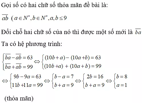 Toán lớp 9 | Lý thuyết - Bài tập Toán 9 có đáp án Bai Tap Giai Bai Toan Bang Cach Lap He Phuong Trinh