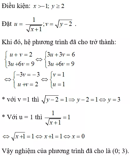 Toán lớp 9 | Lý thuyết - Bài tập Toán 9 có đáp án Bai Tap Giai He Phuong Trinh Bang Phuong Phap Cong Dai So 21