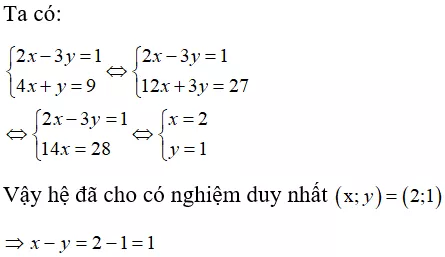 Toán lớp 9 | Lý thuyết - Bài tập Toán 9 có đáp án Bai Tap Giai He Phuong Trinh Bang Phuong Phap Cong Dai So 4