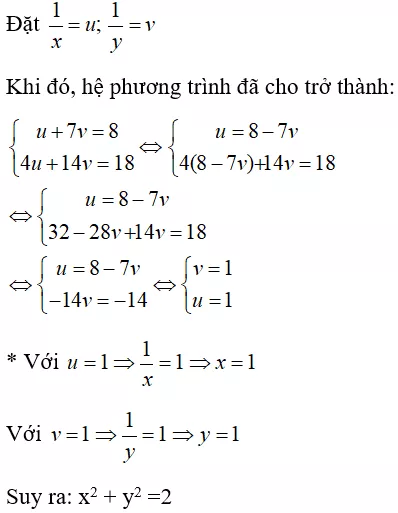 Toán lớp 9 | Lý thuyết - Bài tập Toán 9 có đáp án Bai Tap Giai He Phuong Trinh Bang Phuong Phap The 21