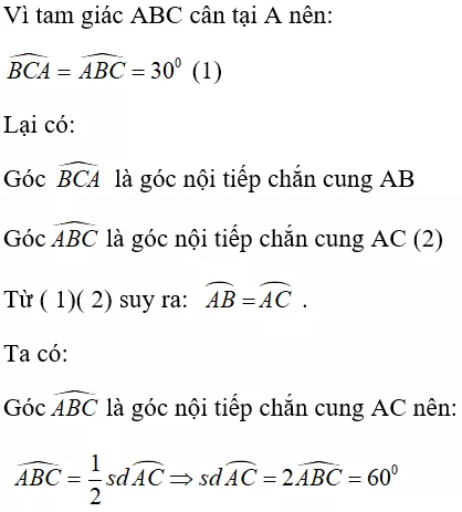 Toán lớp 9 | Lý thuyết - Bài tập Toán 9 có đáp án Bai Tap Goc Noi Tiep 13