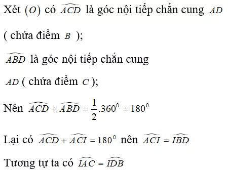 Toán lớp 9 | Lý thuyết - Bài tập Toán 9 có đáp án Bai Tap Goc Noi Tiep 4