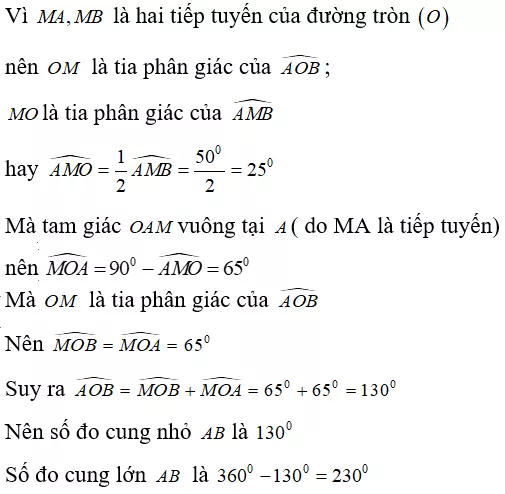 Toán lớp 9 | Lý thuyết - Bài tập Toán 9 có đáp án Bai Tap Goc O Tam So Do Cung 7