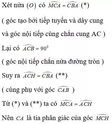 Toán lớp 9 | Lý thuyết - Bài tập Toán 9 có đáp án Bai Tap Goc Tao Boi Tia Tiep Tuyen Va Day Cung 3