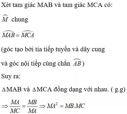 Toán lớp 9 | Lý thuyết - Bài tập Toán 9 có đáp án Bai Tap Goc Tao Boi Tia Tiep Tuyen Va Day Cung 8