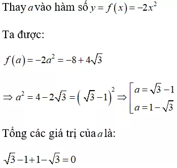 Toán lớp 9 | Lý thuyết - Bài tập Toán 9 có đáp án Bai Tap Ham So Y Ax2