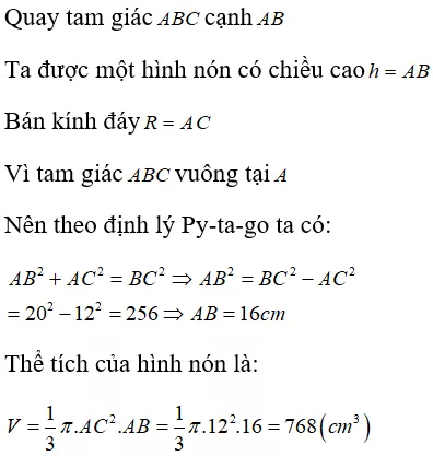 Toán lớp 9 | Lý thuyết - Bài tập Toán 9 có đáp án Bai Tap Hinh Non Hinh Non Cut Dien Tich Xung Quanh Va The Tich Cua Hinh Non Hinh Non Cut 6