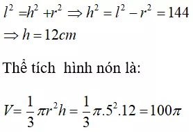 Toán lớp 9 | Lý thuyết - Bài tập Toán 9 có đáp án Bai Tap Hinh Non Hinh Non Cut Dien Tich Xung Quanh Va The Tich Cua Hinh Non Hinh Non Cut 7