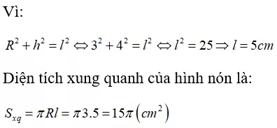 Toán lớp 9 | Lý thuyết - Bài tập Toán 9 có đáp án Bai Tap Hinh Non Hinh Non Cut Dien Tich Xung Quanh Va The Tich Cua Hinh Non Hinh Non Cut