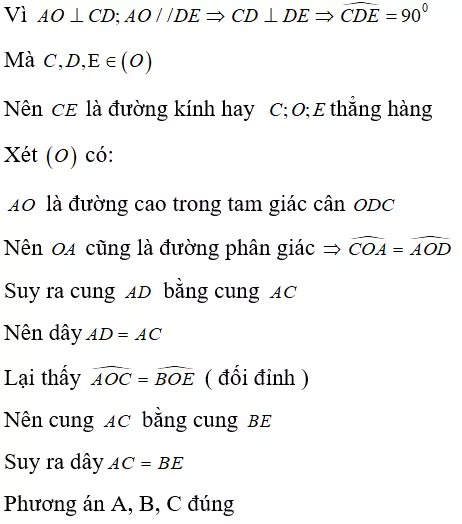 Toán lớp 9 | Lý thuyết - Bài tập Toán 9 có đáp án Bai Tap Lien He Giua Cung Va Day 5