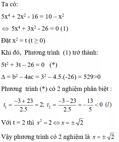 Toán lớp 9 | Lý thuyết - Bài tập Toán 9 có đáp án Bai Tap Phuong Trinh Quy Ve Phuong Trinh Bac Hai 11