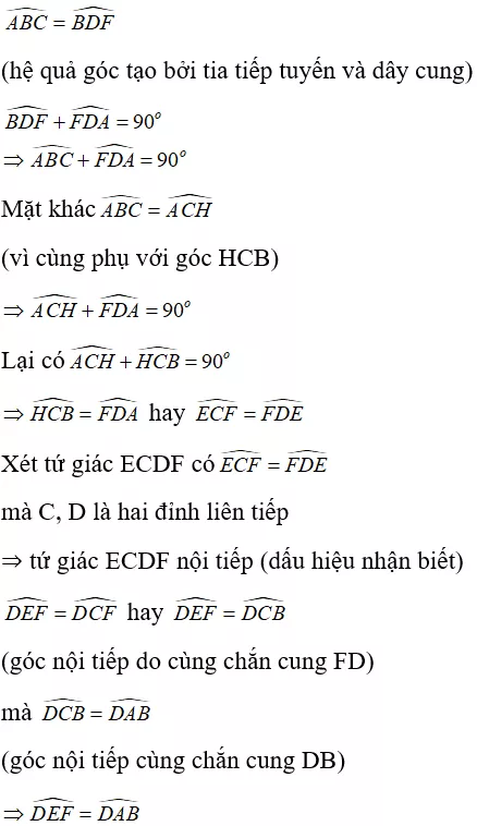 Toán lớp 9 | Lý thuyết - Bài tập Toán 9 có đáp án Bai Tap Tu Giac Noi Tiep 16