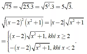 Lý thuyết Biến đổi đơn giản biểu thức chứa căn thức bậc hai - Lý thuyết Toán lớp 9 đầy đủ nhất Ly Thuyet Bien Doi Don Gian Bieu Thuc Chua Can Thuc Bac Hai 1