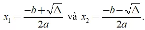 Lý thuyết Công thức nghiệm của phương trình bậc hai - Lý thuyết Toán lớp 9 đầy đủ nhất Ly Thuyet Cong Thuc Nghiem Cua Phuong Trinh Bac Hai