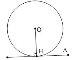Lý thuyết Dấu hiệu nhận biết tiếp tuyến của đường tròn - Lý thuyết Toán lớp 9 đầy đủ nhất Ly Thuyet Dau Hieu Nhan Biet Tiep Tuyen Cua Duong Tron