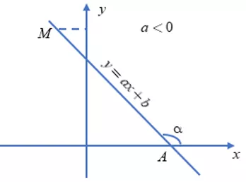 Lý thuyết Hệ số góc của đường thẳng y = ax + b - Lý thuyết Toán lớp 9 đầy đủ nhất Ly Thuyet He So Goc Cua Duong Thang Y Ax B 1