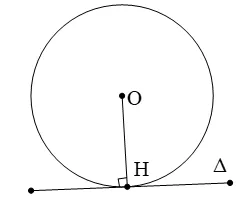 Lý thuyết Vị trí tương đối của đường thẳng và đường tròn - Lý thuyết Toán lớp 9 đầy đủ nhất Ly Thuyet Vi Tri Tuong Doi Cua Duong Thang Va Duong Tron 3