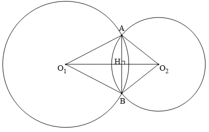 Lý thuyết Vị trí tương đối của hai đường tròn - Lý thuyết Toán lớp 9 đầy đủ nhất Ly Thuyet Vi Tri Tuong Doi Cua Hai Duong Tron