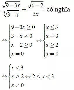 Toán lớp 9 | Lý thuyết - Bài tập Toán 9 có đáp án Trac Nghiem Chuong 1 Dai So 9 35