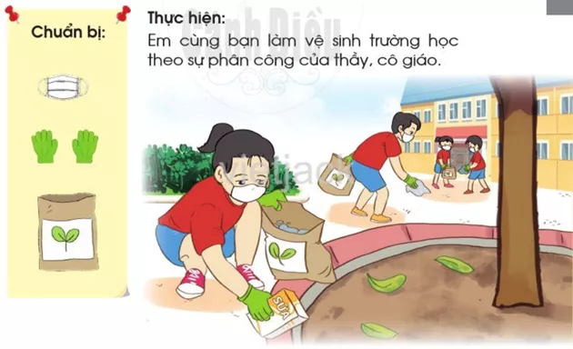 Bài 6: Giữ vệ sinh trường học hay nhất Bai 6 Giu Ve Sinh Truong Hoc 3
