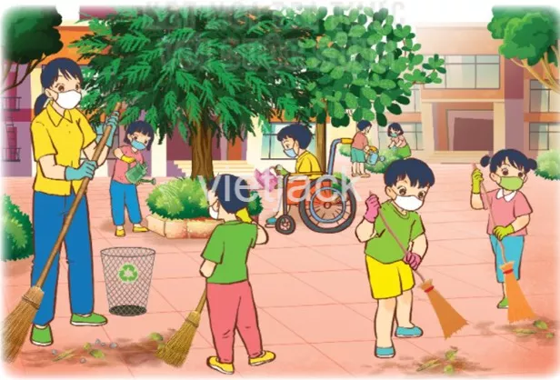 Bài 9: Giữ vệ sinh trường học Bai 9 Giu Ve Sinh Truong Hoc 30455