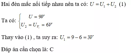 Bài tập Vật Lí 7 Bài 27 (có đáp án): Thực hành: Đo cường độ dòng điện và hiệu điện thế đối với đoạn mạch nối tiếp | Trắc nghiệm Vật Lí 7 có đáp án Bai Tap Bai 27 Thuc Hanh Do Cuong Do Dong Dien Va Hieu Dien The Doi Voi Doan Mach Noi Tiep 23