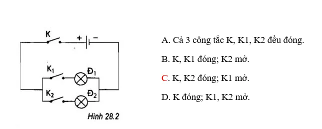 Vật Lí lớp 7 | Chuyên đề: Lý thuyết - Bài tập Vật Lý 7 có đáp án Bai Tap So Do Mach Dien Chieu Dong Dien