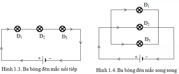 Vật Lí lớp 7 | Chuyên đề: Lý thuyết - Bài tập Vật Lý 7 có đáp án Ly Thuyet So Do Mach Dien Chieu Dong Dien 3