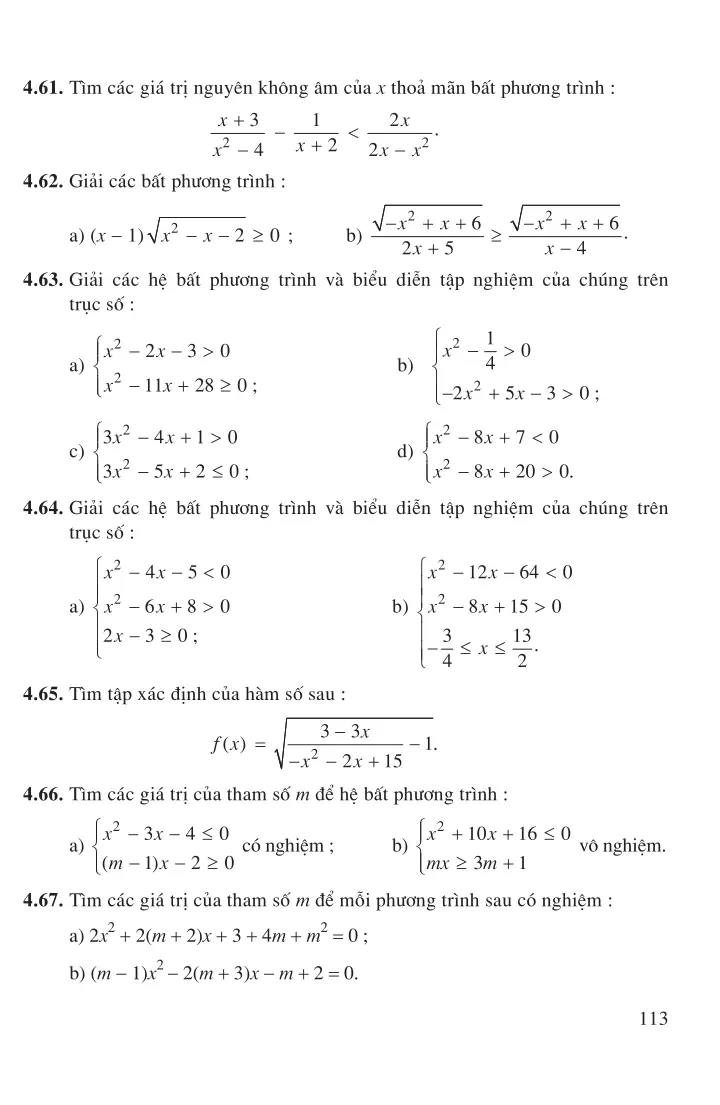 Bài 7: Bất phương trình bậc hai