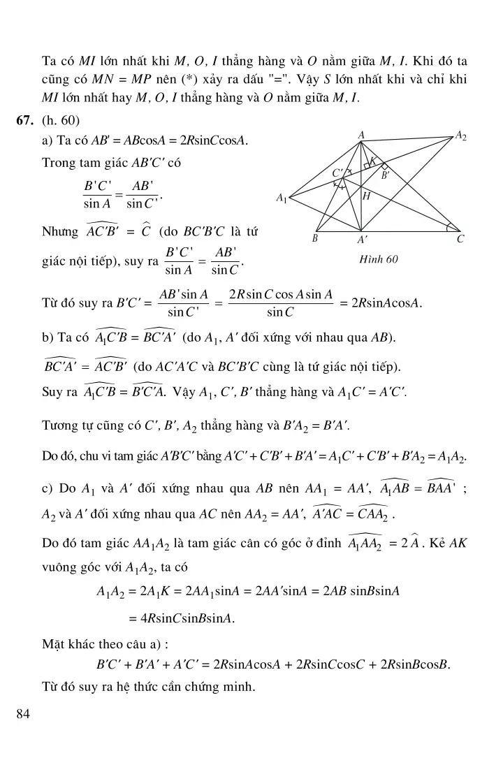 Bài 3: Hệ thức lượng giác trong tam giác