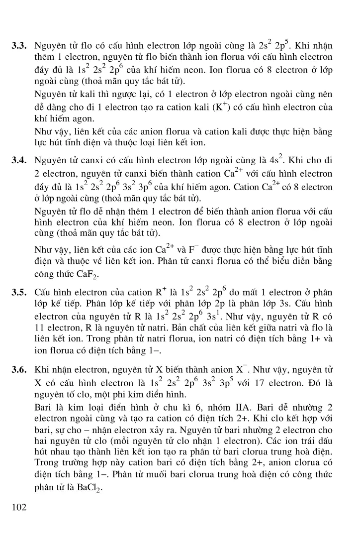 Bài 16: Khái niệm về liên kết hóa học. Liên kết ion