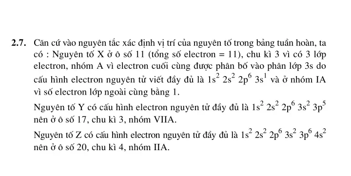 Bài 9: Bảng tuần hoàn các nguyên tố hóa học