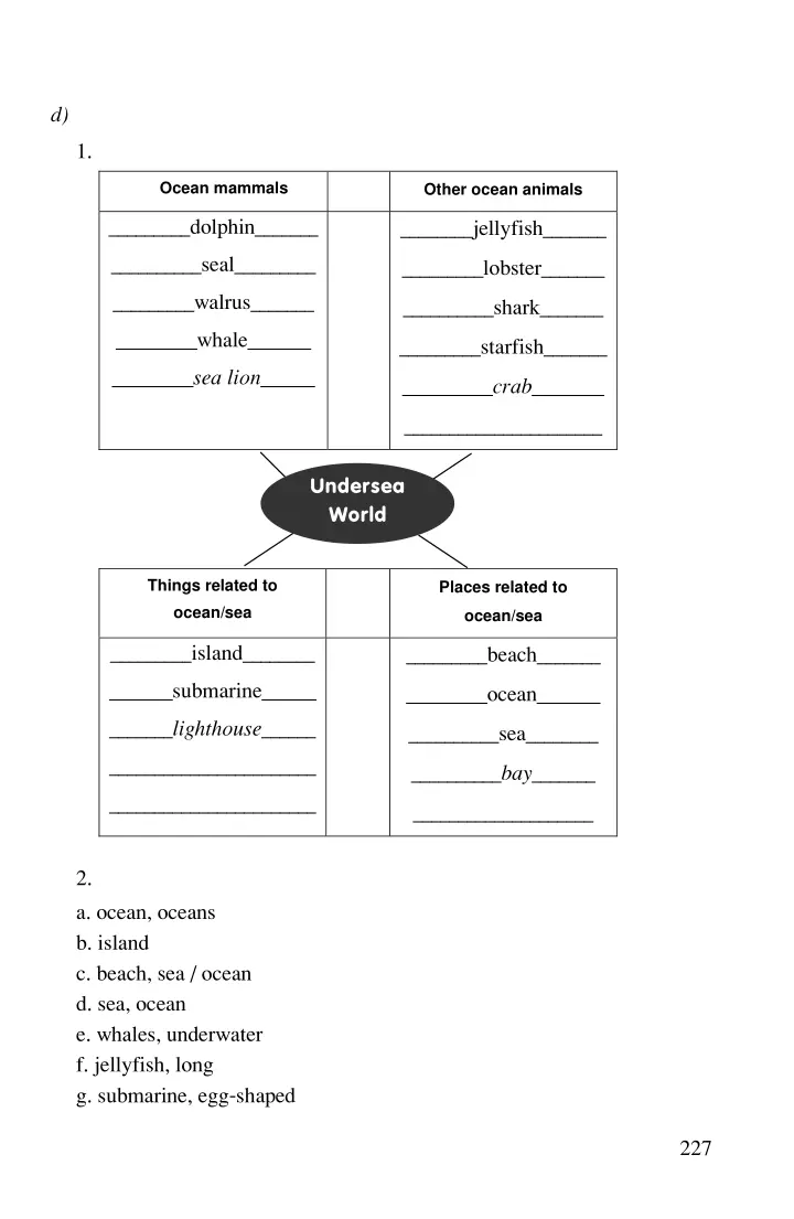 Answer Keys