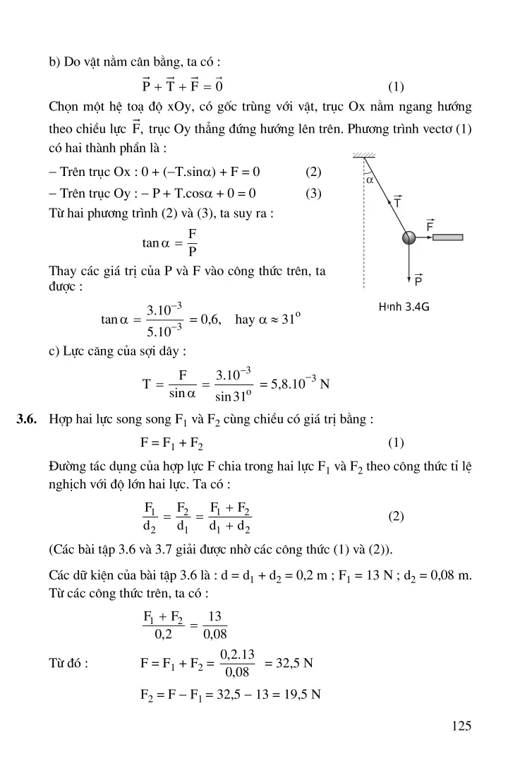 Chương 3: Tĩnh học vật rắn