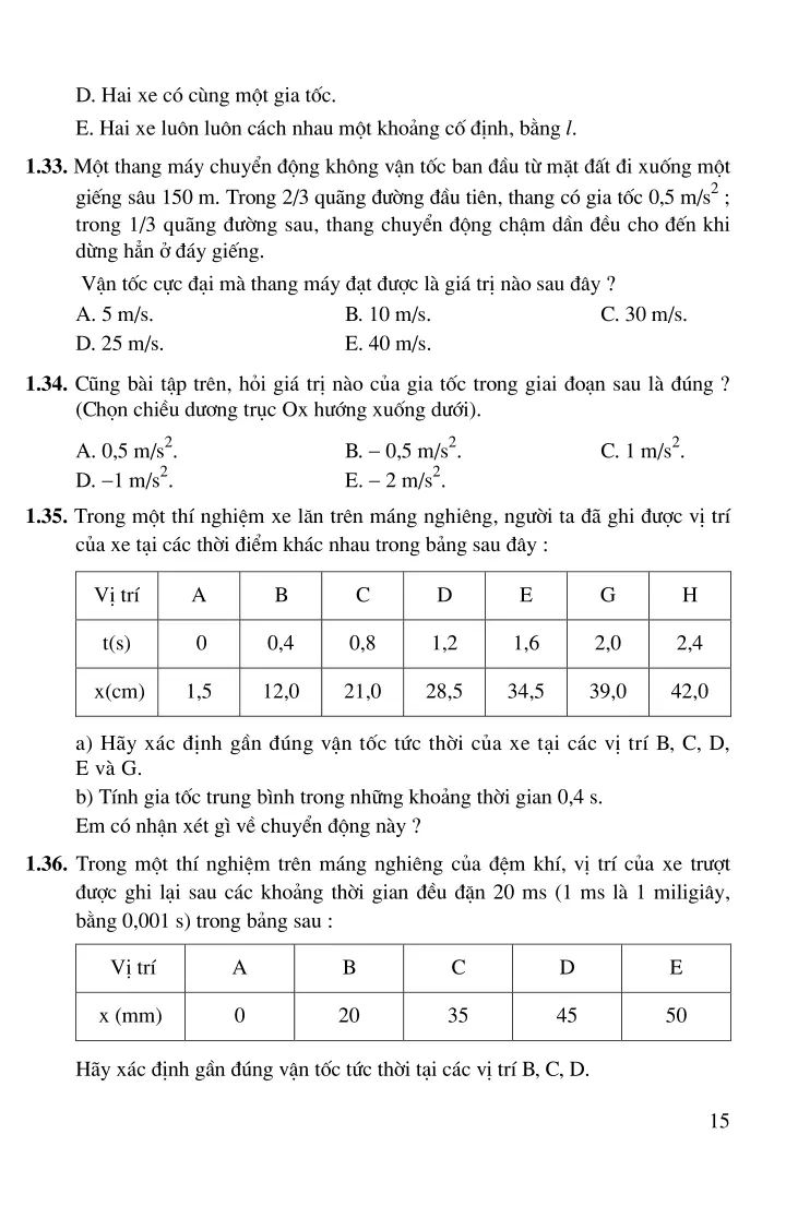 Chương 1: Động học chất điểm