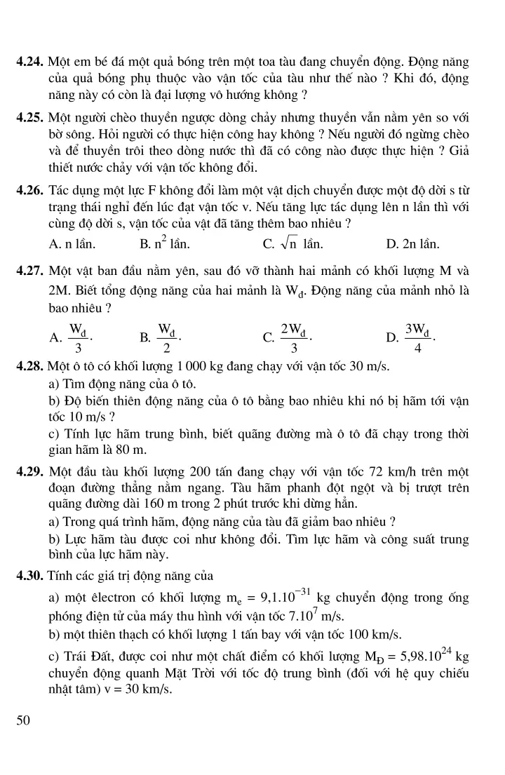 Chương 4: Các định luật bảo toàn