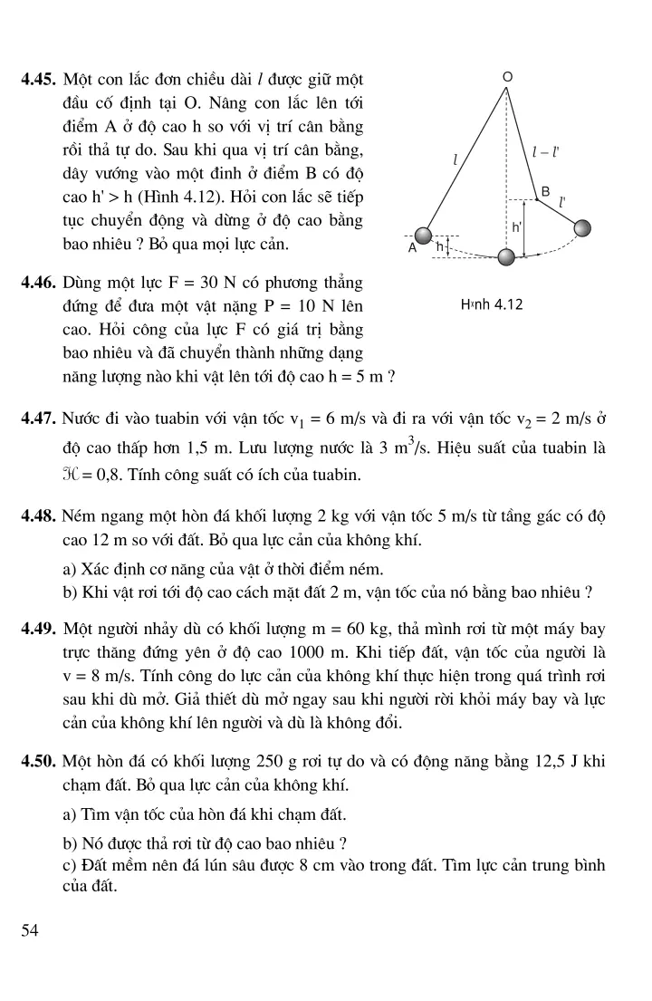 Chương 4: Các định luật bảo toàn